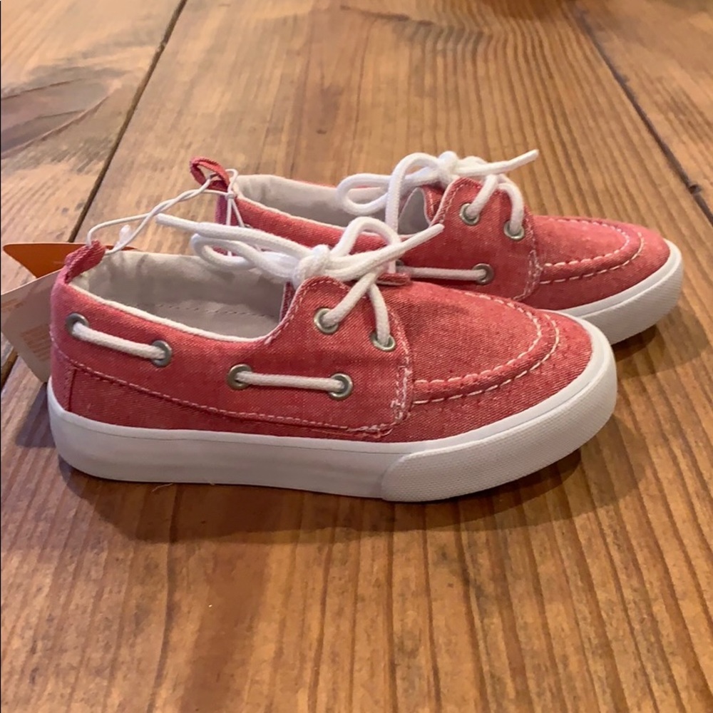 NWOT Gymboree red canvas shoes. Size 9 - Picture 1 of 3